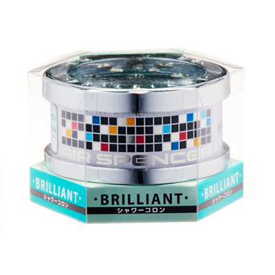 Ароматизатор автомобильный меловый Eikosha Brilliant - Shower Cologne H-41